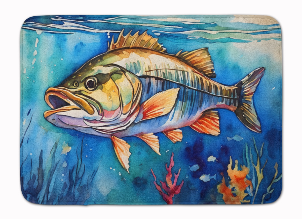 DAC2833RUG 19 x 27 in. Striped Bass Memory Foam Kitchen Mat