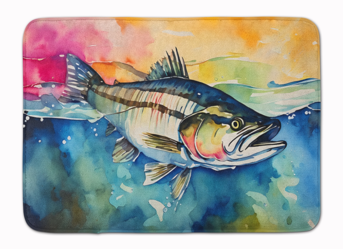 DAC2834RUG 19 x 27 in. Striped Bass Memory Foam Kitchen Mat