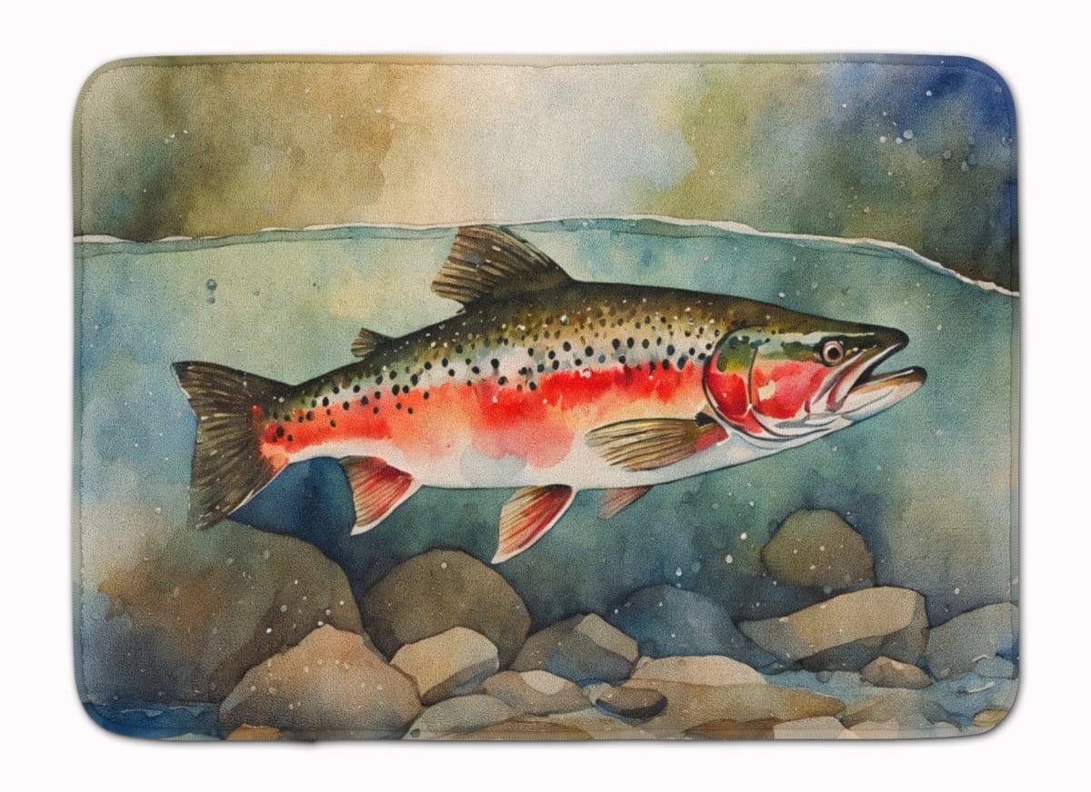 DAC2840RUG 19 x 27 in. Trout Memory Foam Kitchen Mat