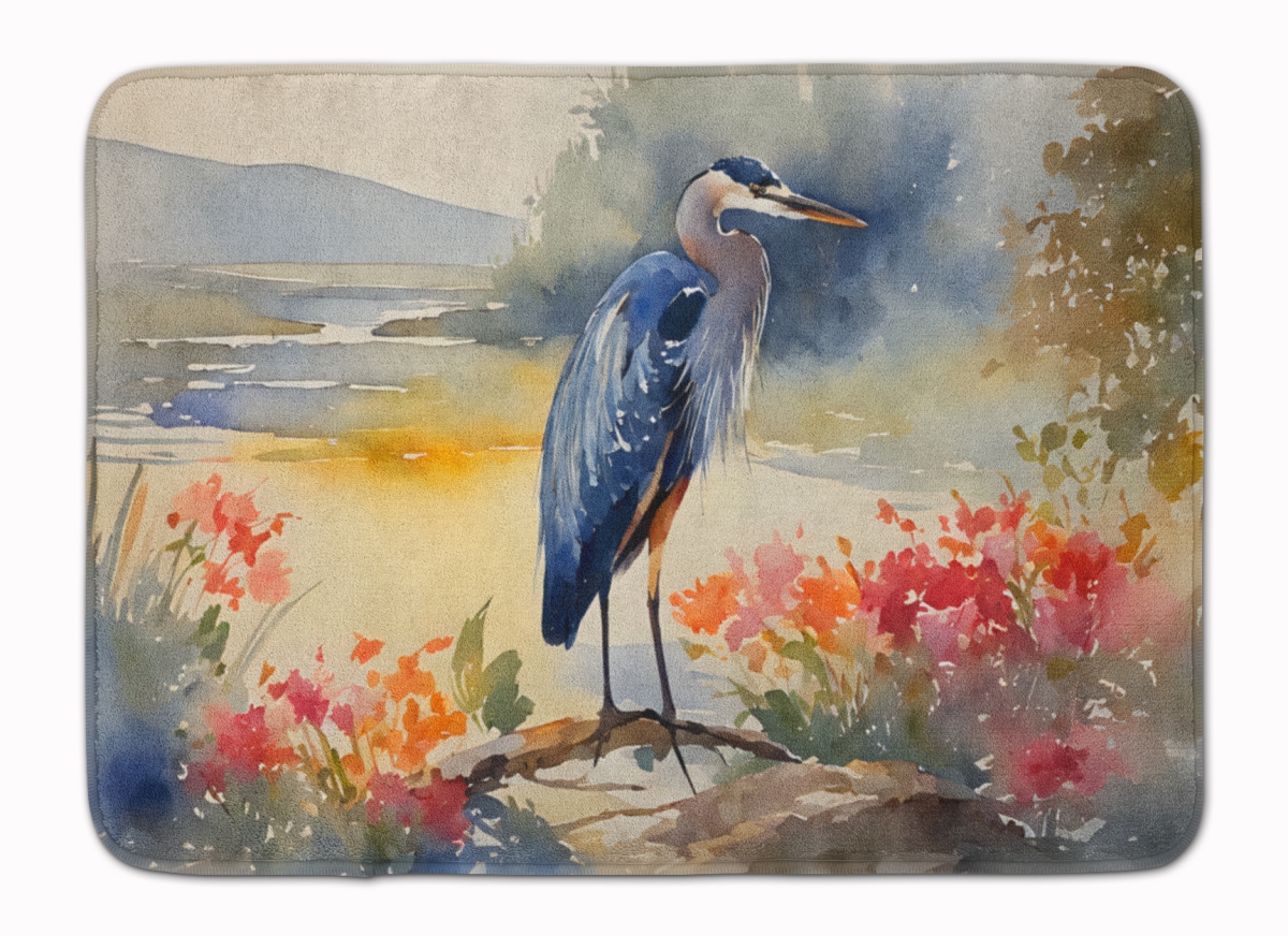 DAC2845RUG 19 x 27 in. Blue Heron Memory Foam Kitchen Mat
