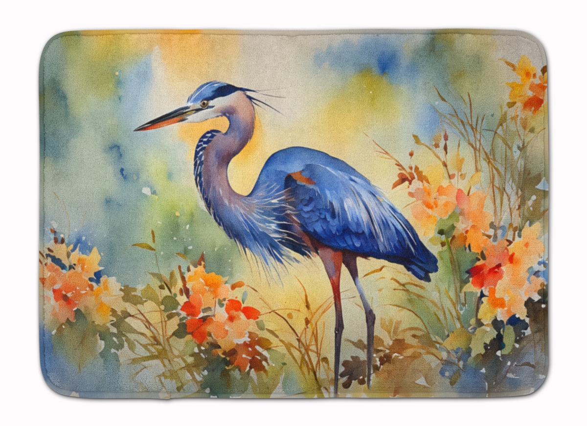 DAC2846RUG 19 x 27 in. Blue Heron Memory Foam Kitchen Mat