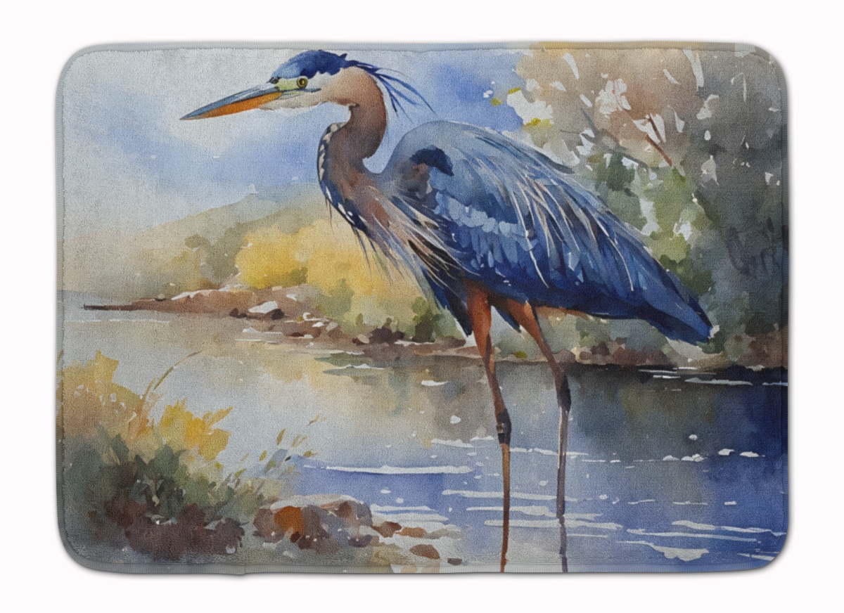 DAC2848RUG 19 x 27 in. Blue Heron Memory Foam Kitchen Mat