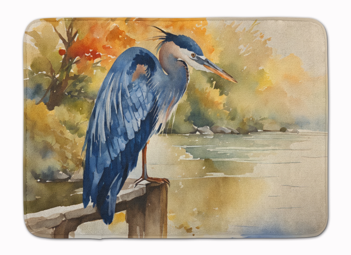 DAC2849RUG 19 x 27 in. Blue Heron Memory Foam Kitchen Mat