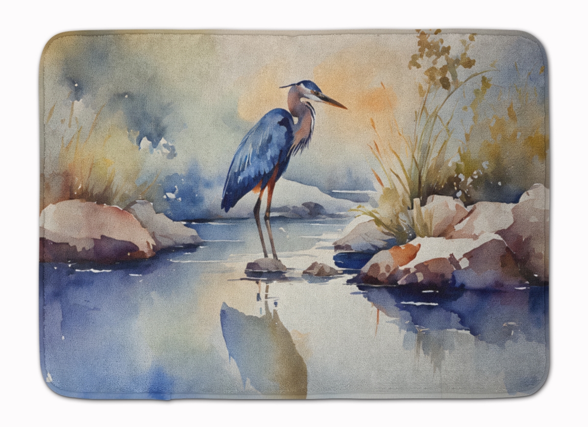 DAC2850RUG 19 x 27 in. Blue Heron Memory Foam Kitchen Mat