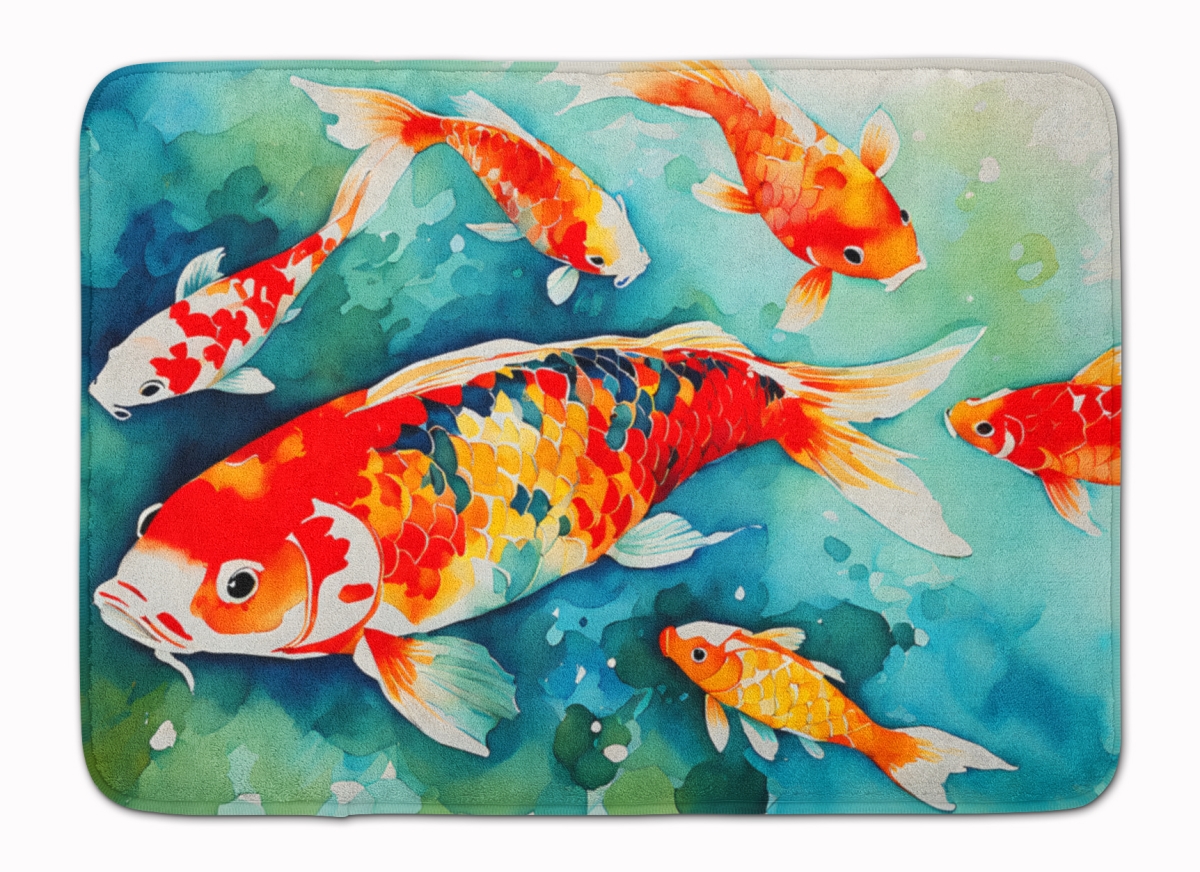 DAC2796RUG 19 x 27 in. Koi Fish Memory Foam Kitchen Mat
