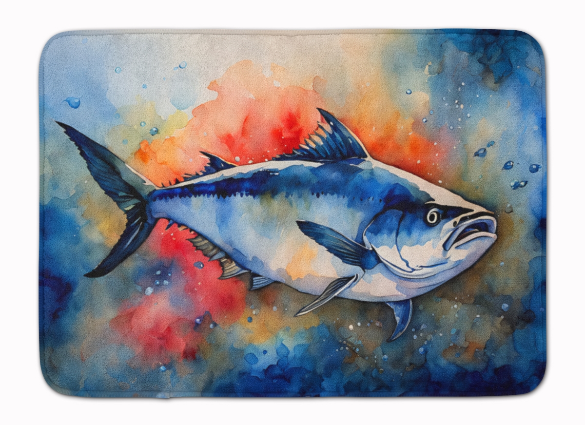 DAC2772RUG 19 x 27 in. Bluefin Tuna Memory Foam Kitchen Mat