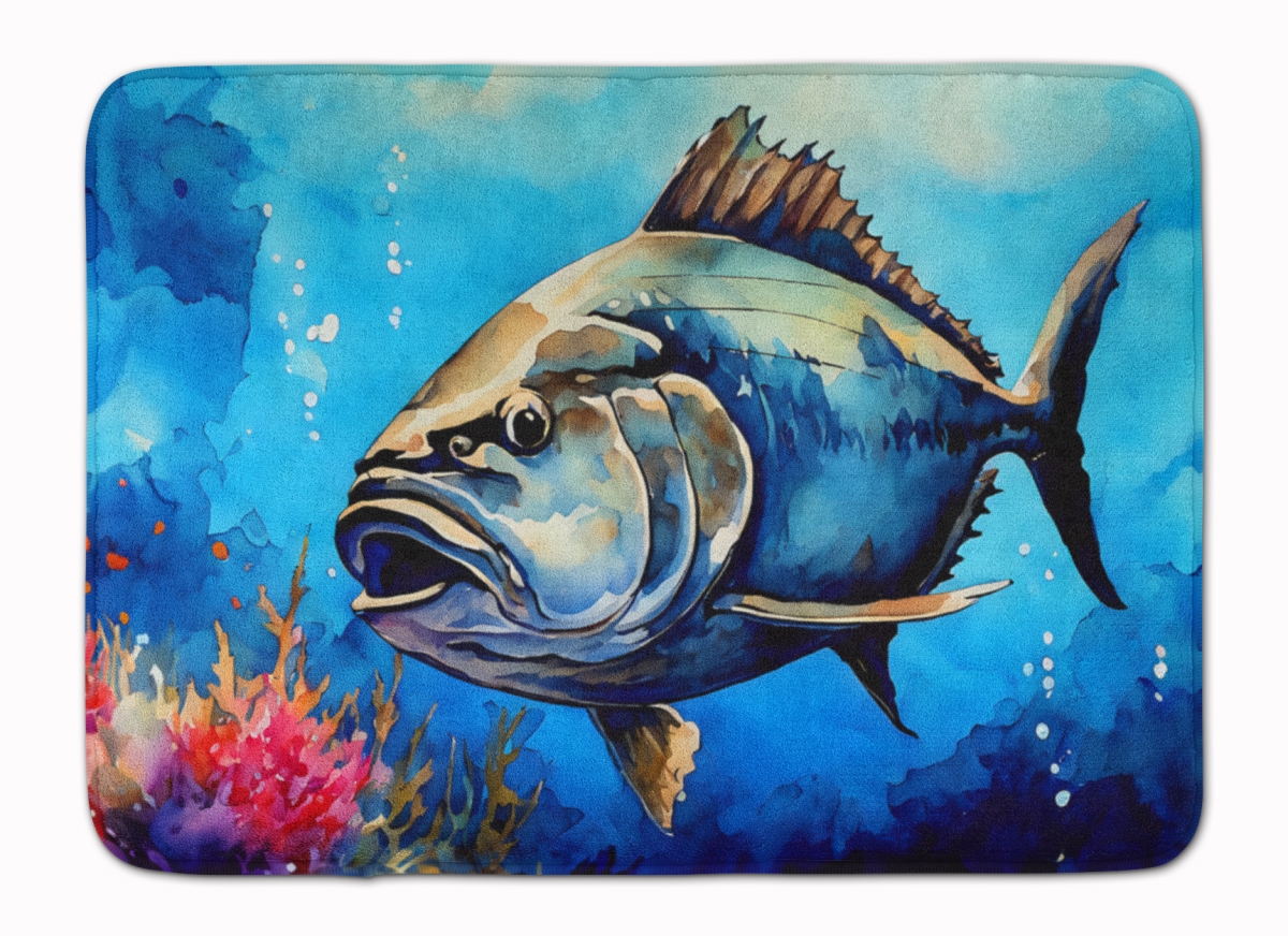 DAC2773RUG 19 x 27 in. Bluefin Tuna Memory Foam Kitchen Mat