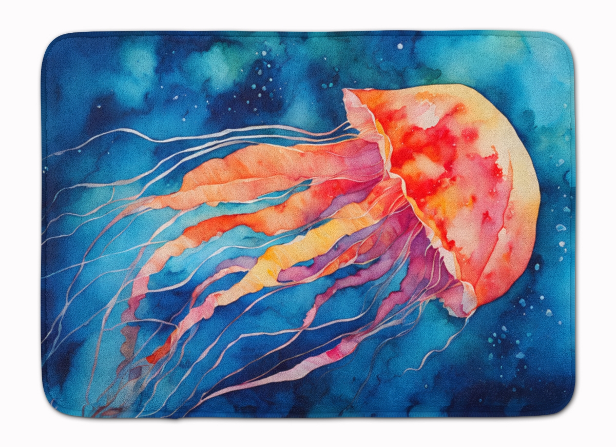 DAC2790RUG 19 x 27 in. Jellyfish Memory Foam Kitchen Mat