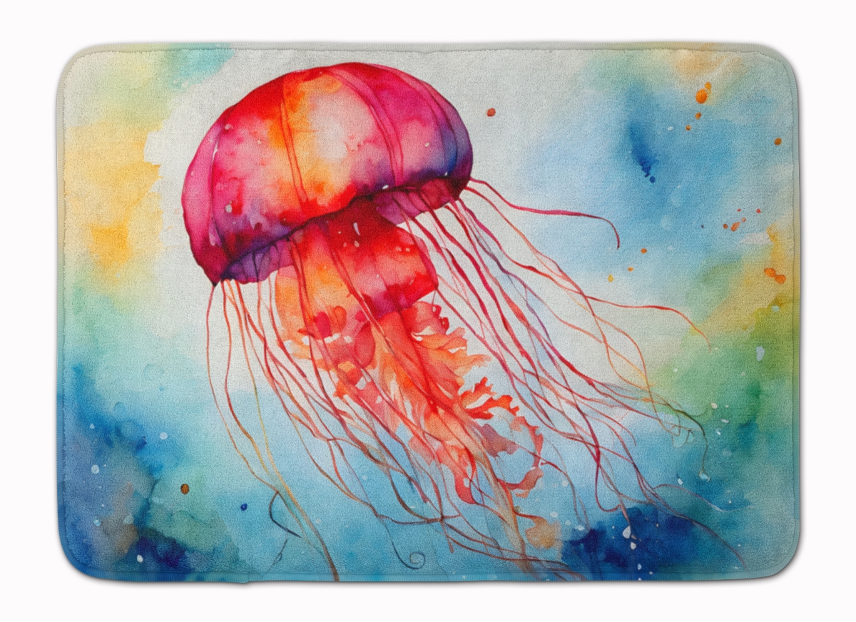 DAC2791RUG 19 x 27 in. Jellyfish Memory Foam Kitchen Mat
