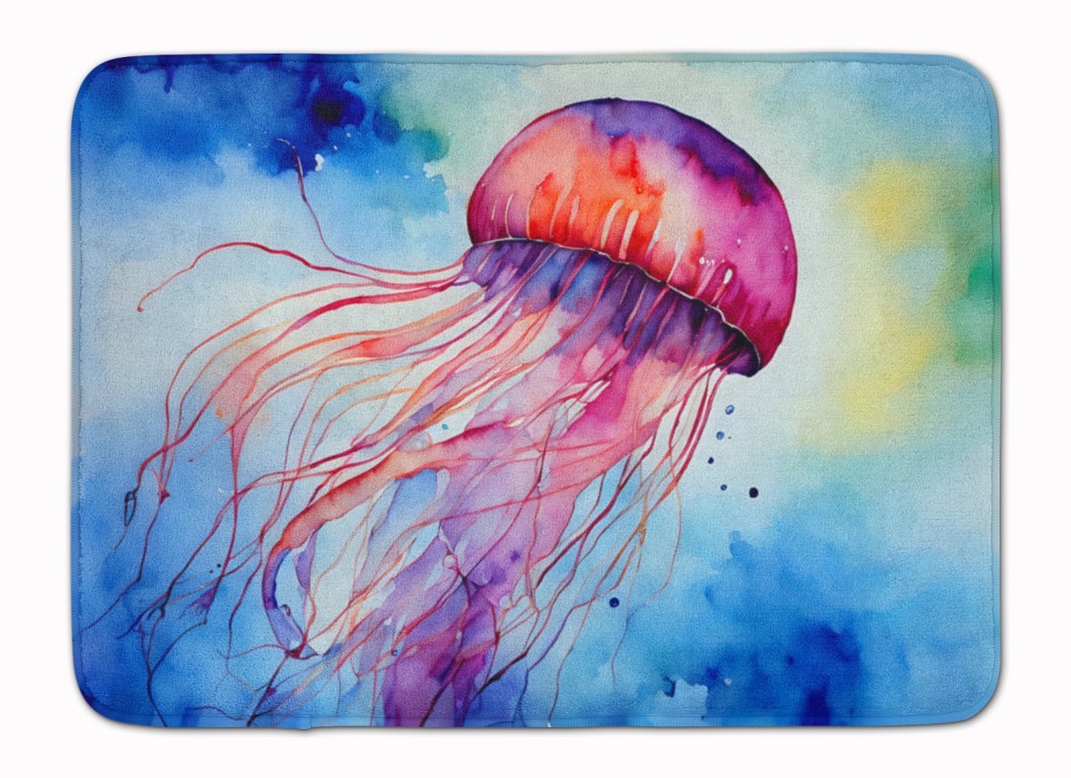 DAC2792RUG 19 x 27 in. Jellyfish Memory Foam Kitchen Mat