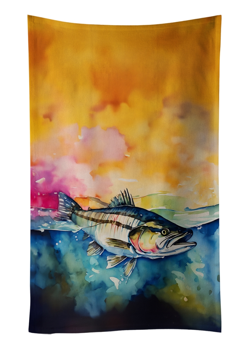DAC2834KTWL 25 x 15 in. Striped Bass Kitchen Towel