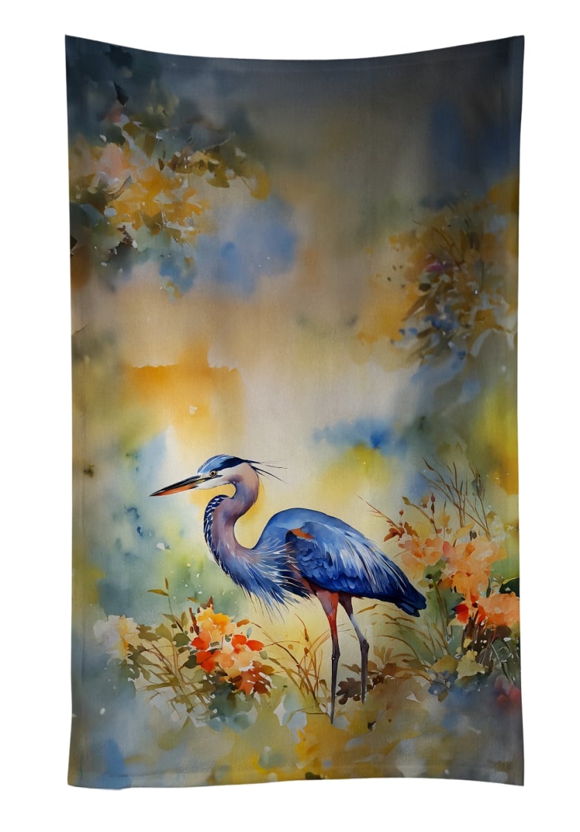 DAC2846KTWL 25 x 15 in. Blue Heron Kitchen Towel