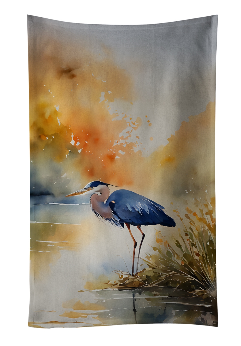 DAC2847KTWL 25 x 15 in. Blue Heron Kitchen Towel