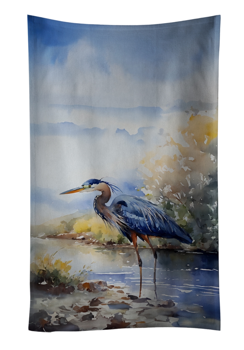 DAC2848KTWL 25 x 15 in. Blue Heron Kitchen Towel