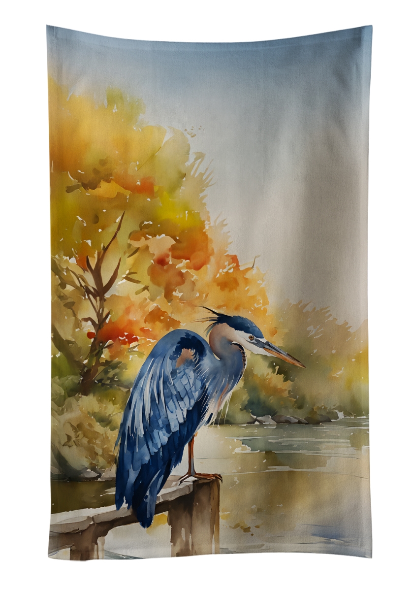 DAC2849KTWL 25 x 15 in. Blue Heron Kitchen Towel