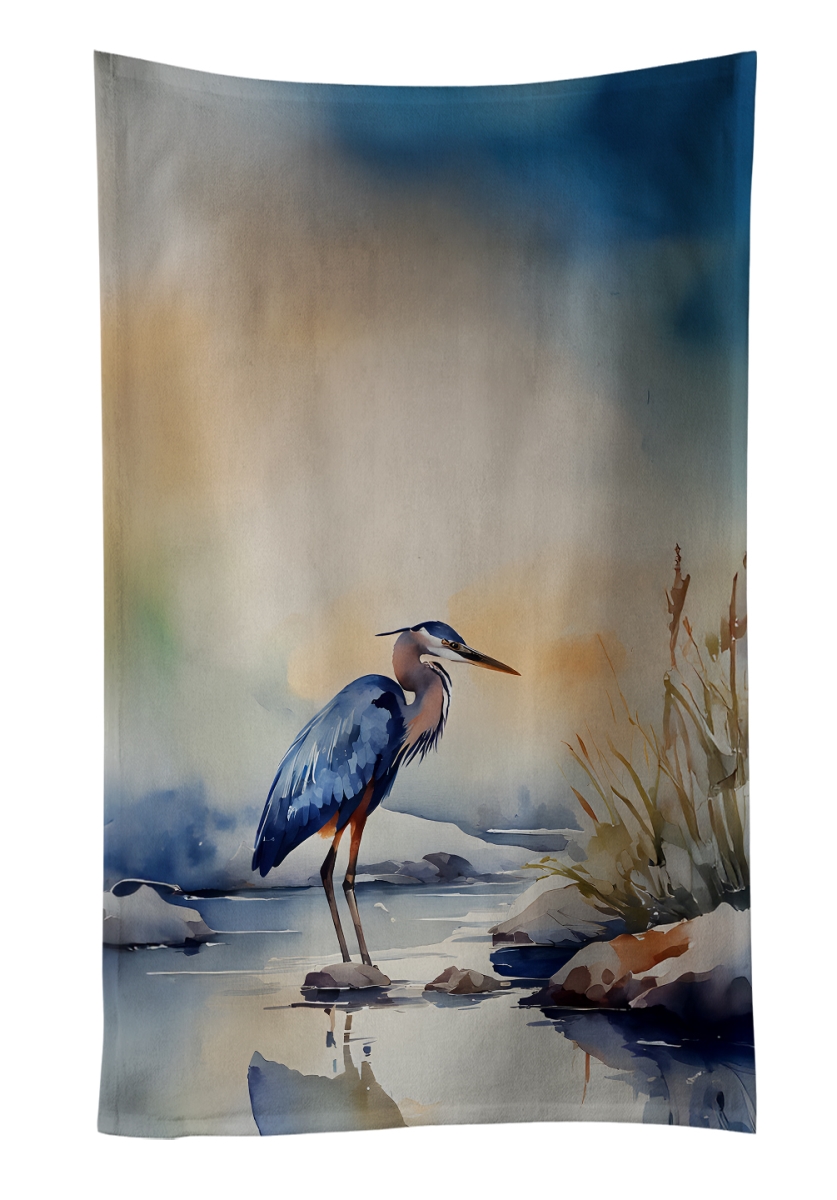 DAC2850KTWL 25 x 15 in. Blue Heron Kitchen Towel