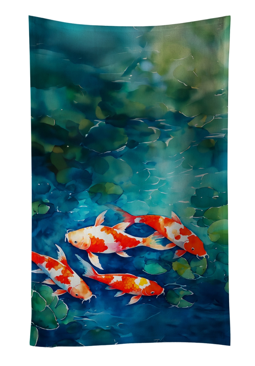 DAC2800KTWL 25 x 15 in. Koi Fish Kitchen Towel