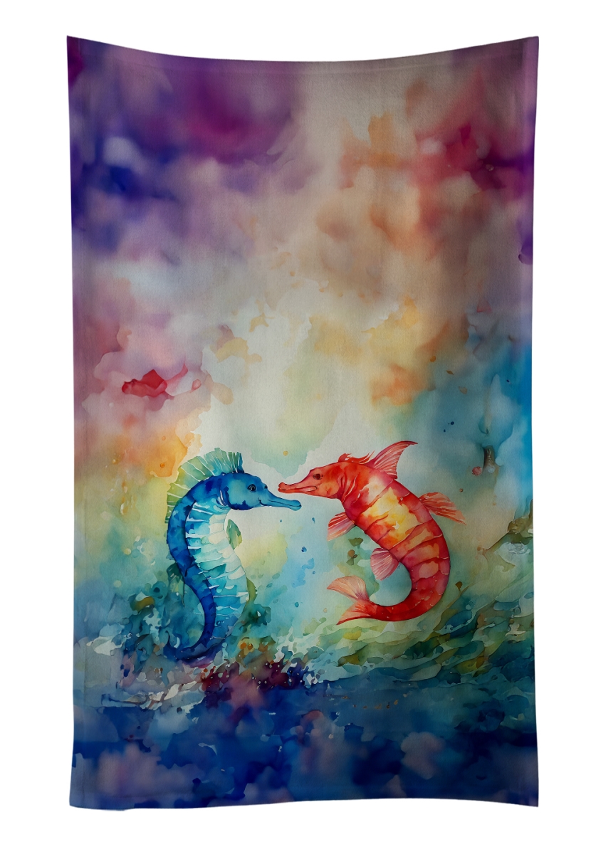 DAC2822KTWL 25 x 15 in. Seahorses Kitchen Towel