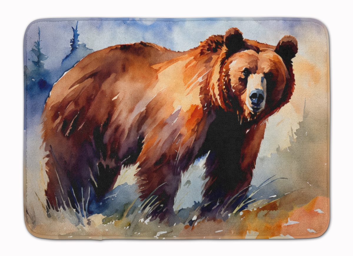 DAC2927RUG 19 x 27 in. Grizzly Bear Memory Foam Kitchen Mat