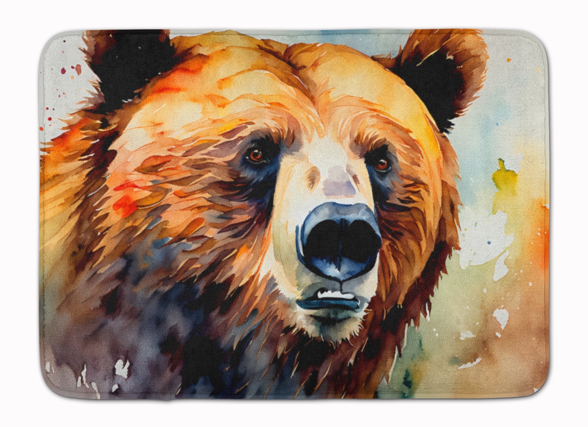 DAC2929RUG 19 x 27 in. Grizzly Bear Memory Foam Kitchen Mat