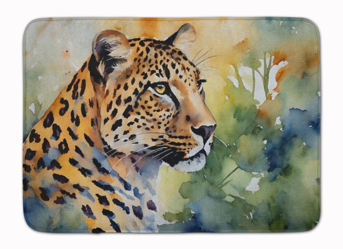 DAC2944RUG 19 x 27 in. Leopard Memory Foam Kitchen Mat