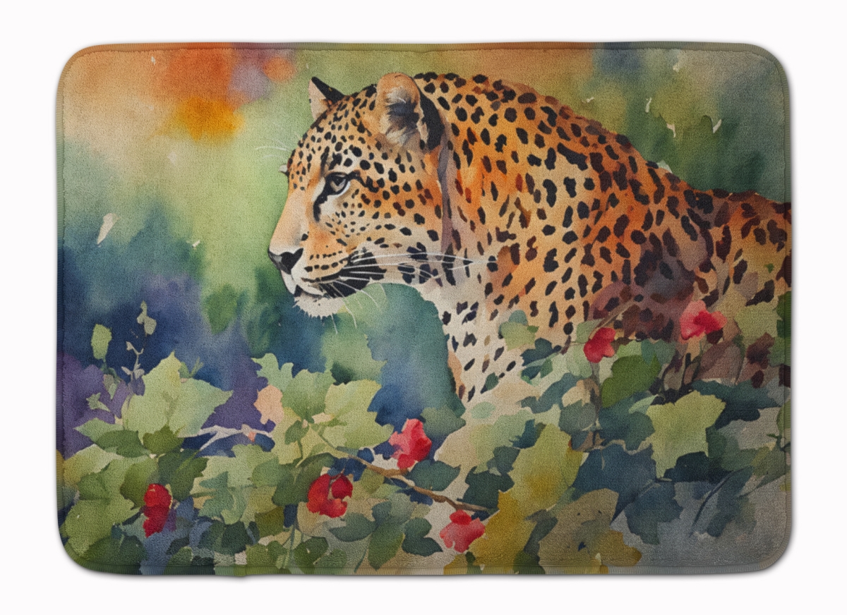 DAC2945RUG 19 x 27 in. Leopard Memory Foam Kitchen Mat