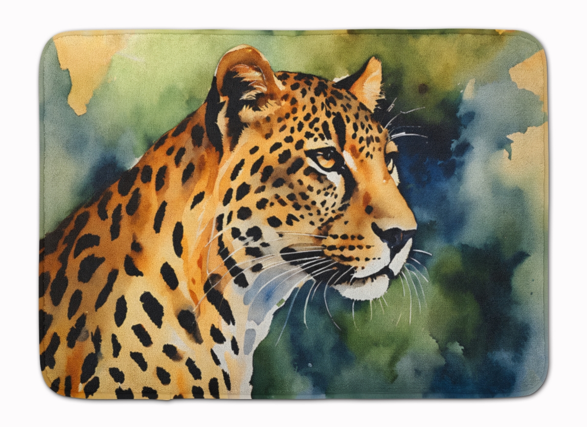 DAC2948RUG 19 x 27 in. Leopard Memory Foam Kitchen Mat