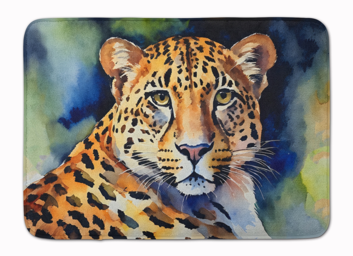 DAC2949RUG 19 x 27 in. Leopard Memory Foam Kitchen Mat
