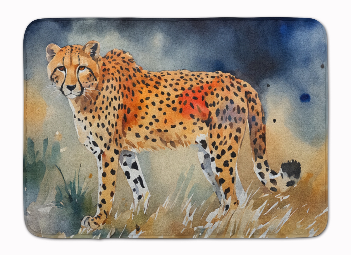 DAC2890RUG 19 x 27 in. Cheetah Memory Foam Kitchen Mat