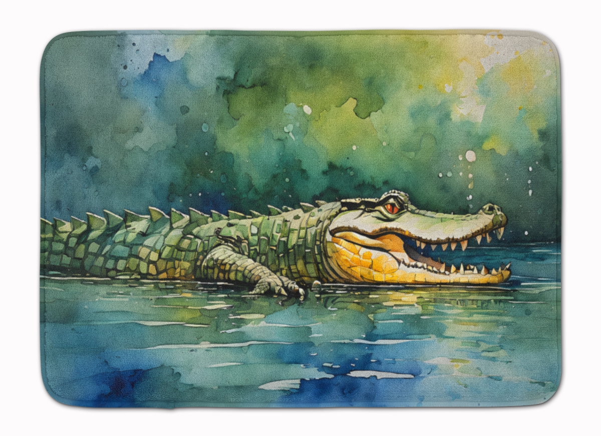 DAC2897RUG 19 x 27 in. Crocodile Memory Foam Kitchen Mat