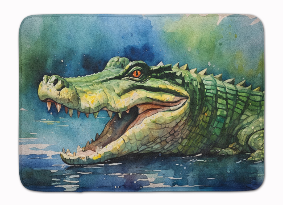 DAC2898RUG 19 x 27 in. Crocodile Memory Foam Kitchen Mat