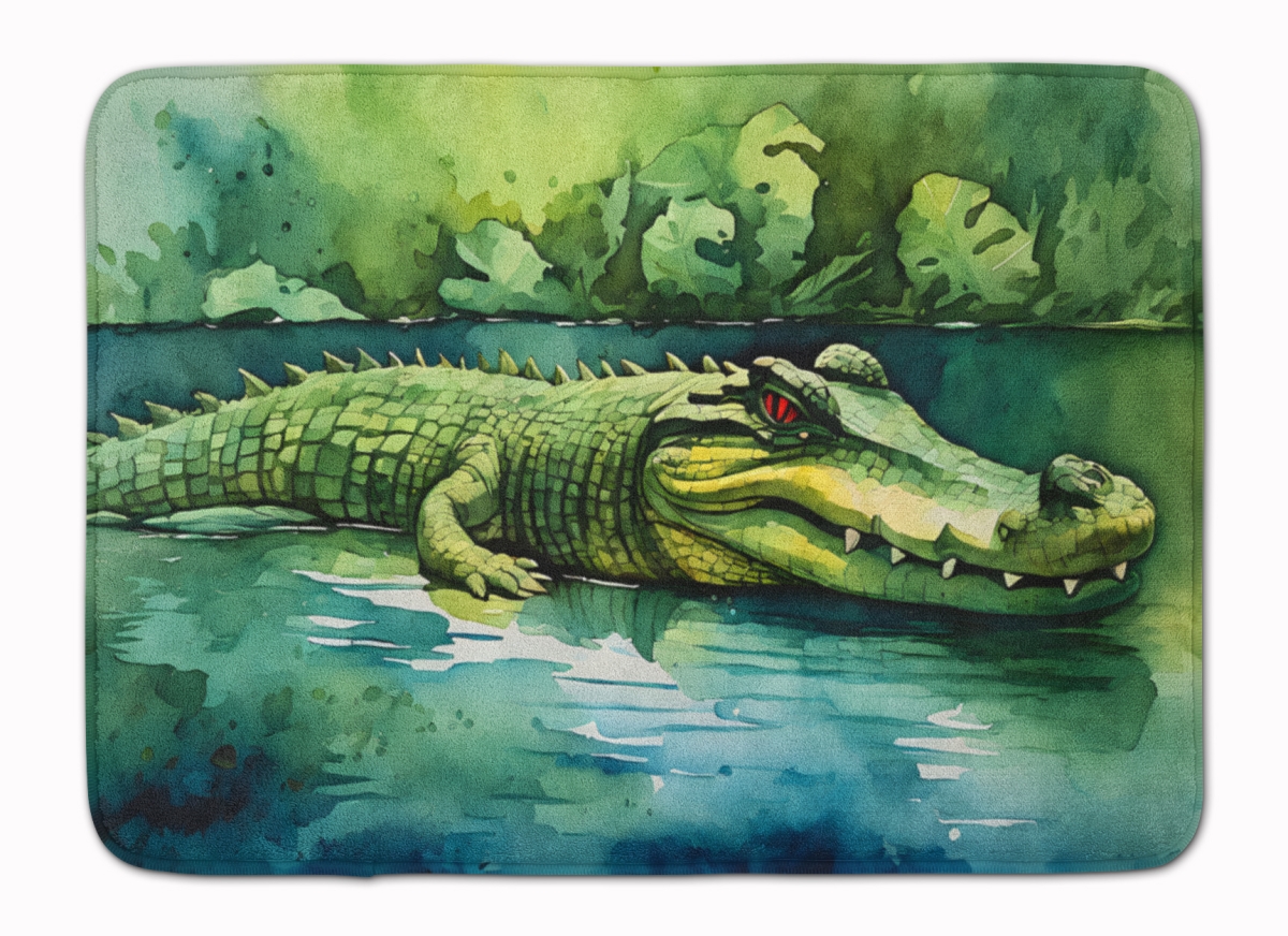 DAC2899RUG 19 x 27 in. Crocodile Memory Foam Kitchen Mat