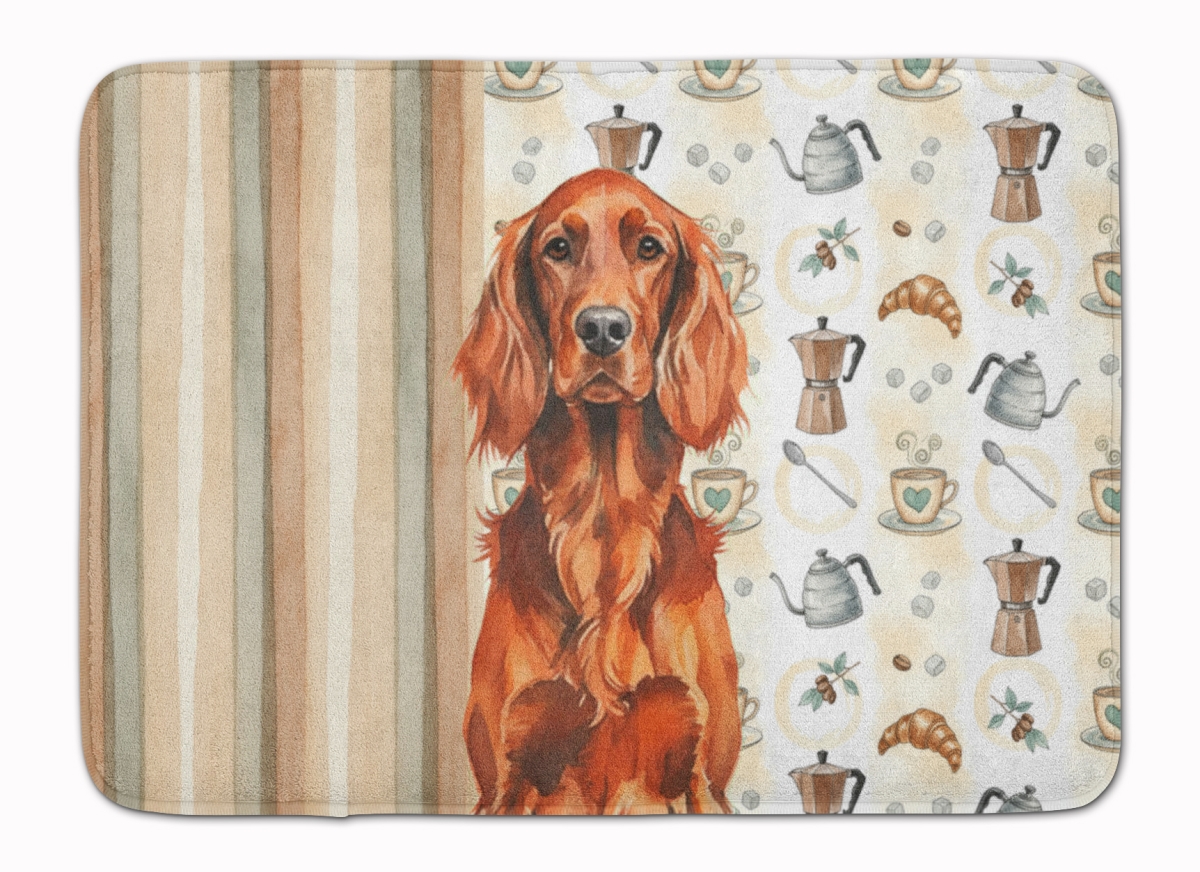 WDK7472RUG 19 x 27 in. Irish Setter Coffee Bar Memory Foam Kitchen Mat