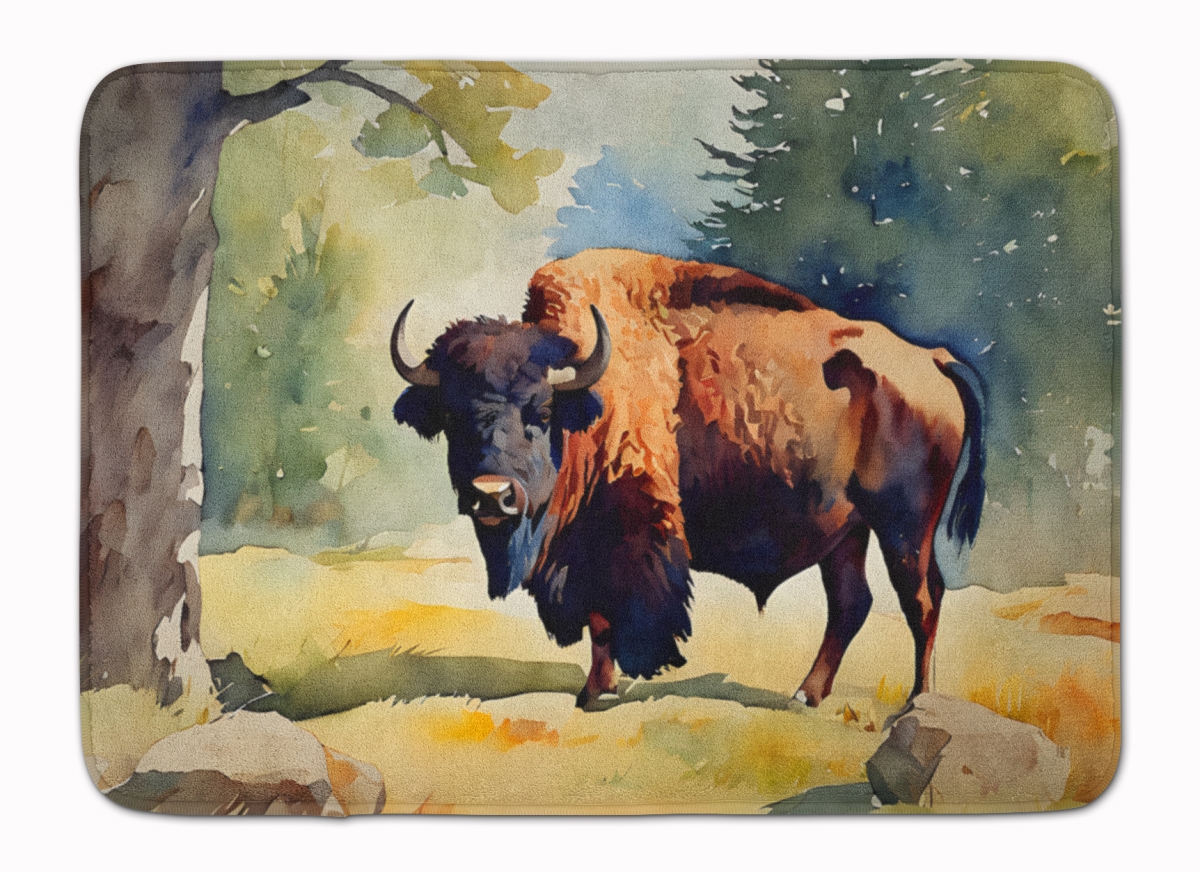 DAC2871RUG 19 x 27 in. American Bison Memory Foam Kitchen Mat