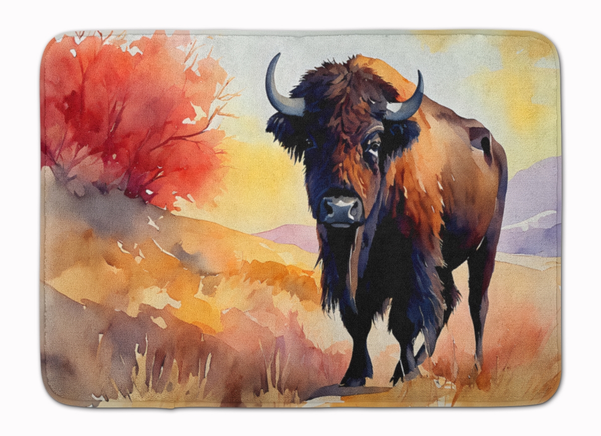 DAC2872RUG 19 x 27 in. American Bison Memory Foam Kitchen Mat