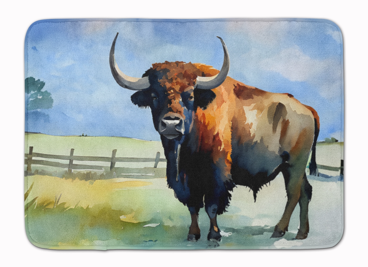 DAC2874RUG 19 x 27 in. American Bison Memory Foam Kitchen Mat
