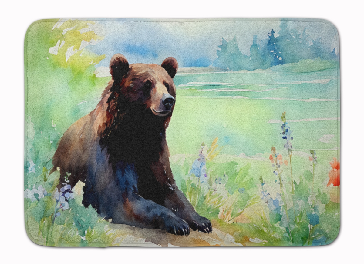 DAC2875RUG 19 x 27 in. American Black Bear Memory Foam Kitchen Mat