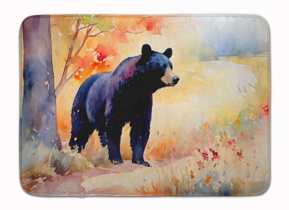 DAC2876RUG 19 x 27 in. American Black Bear Memory Foam Kitchen Mat