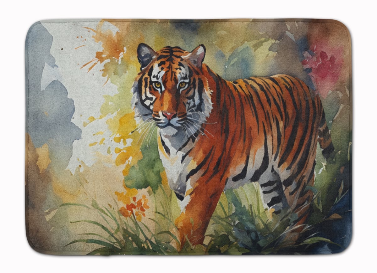 DAC2877RUG 19 x 27 in. Bengal Tiger Memory Foam Kitchen Mat
