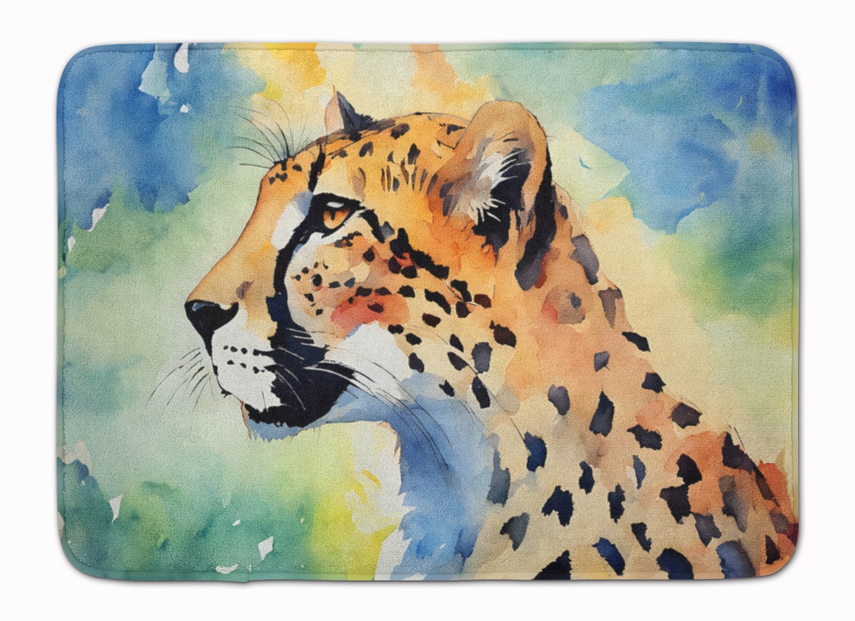 DAC2889RUG 19 x 27 in. Cheetah Memory Foam Kitchen Mat