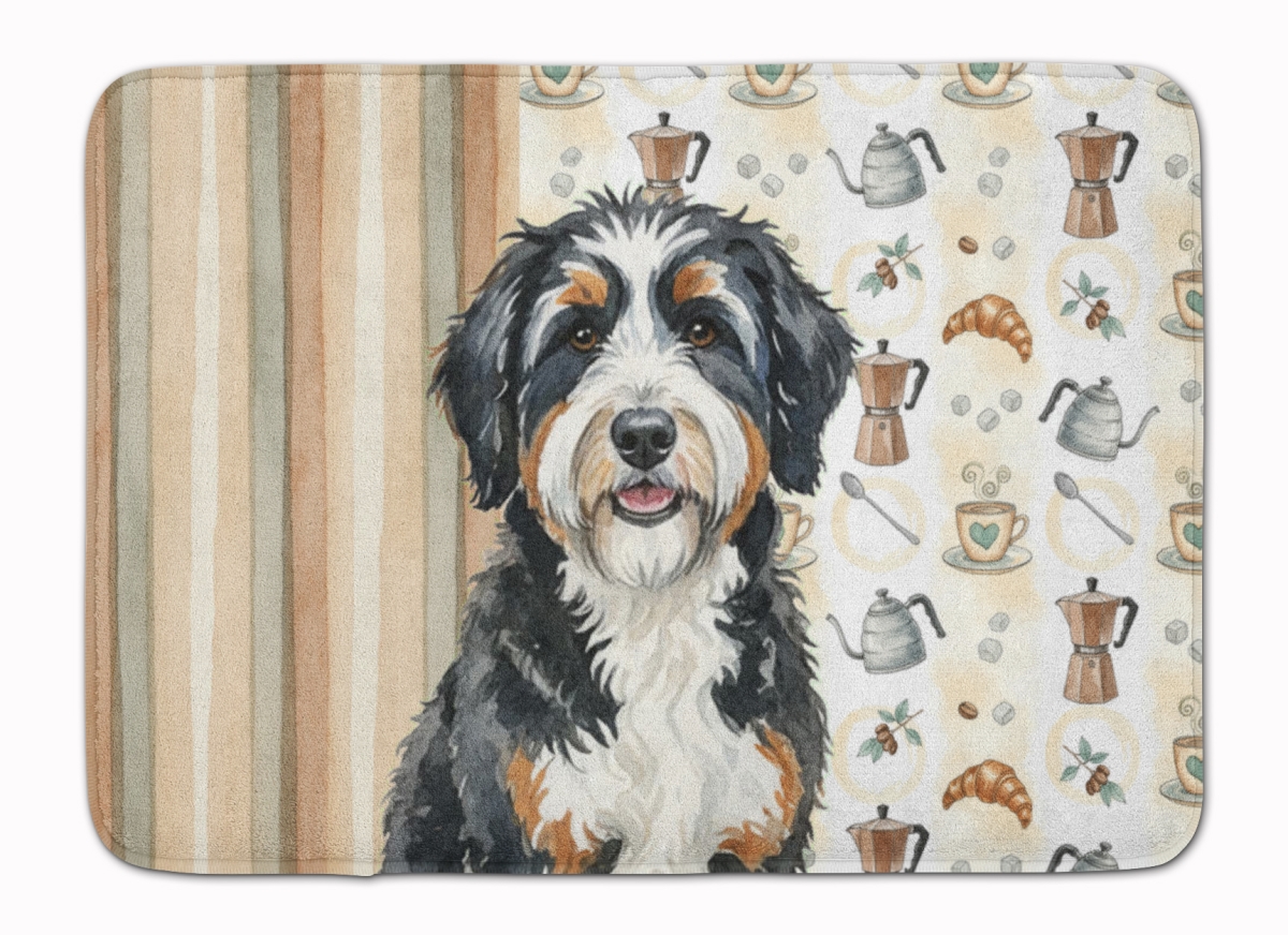 WDK7312RUG 19 x 27 in. Berndoodle Coffee Bar Memory Foam Kitchen Mat