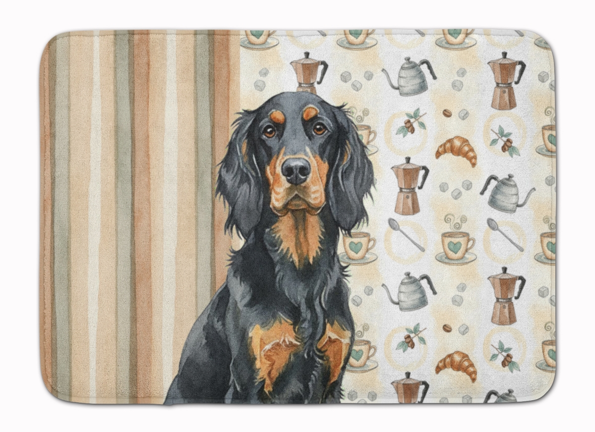 WDK7453RUG 19 x 27 in. Gordon Setter Coffee Bar Memory Foam Kitchen Mat