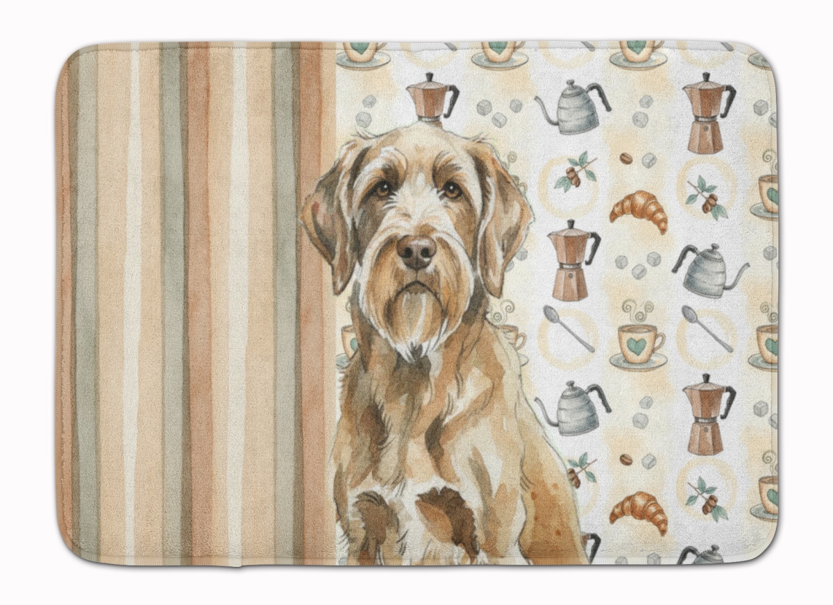 WDK7627RUG 19 x 27 in. Spinone Italiano Coffee Bar Memory Foam Kitchen Mat