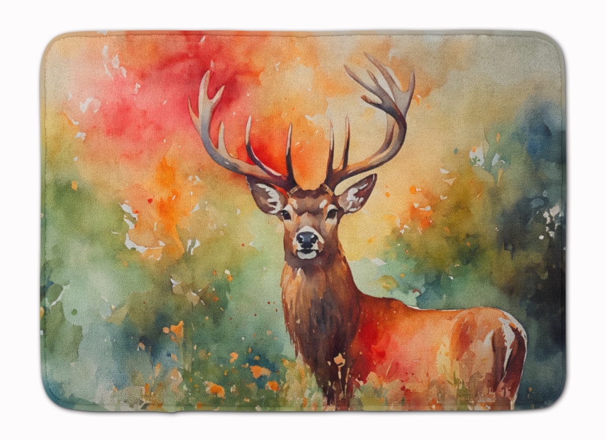 DAC2986RUG 19 x 27 in. Deer Stag Memory Foam Kitchen Mat