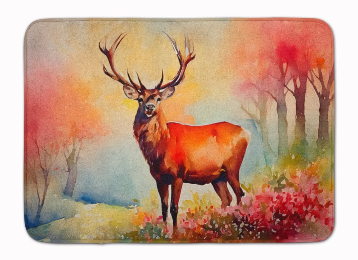 DAC2987RUG 19 x 27 in. Deer Stag Memory Foam Kitchen Mat