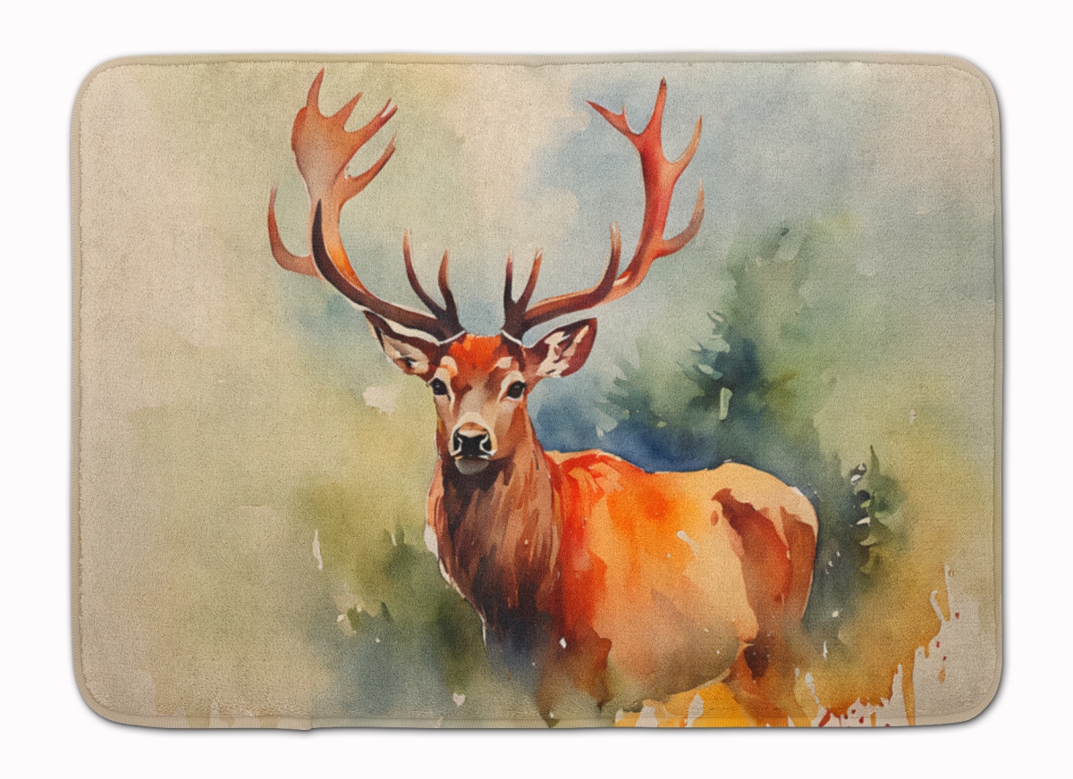 DAC2988RUG 19 x 27 in. Deer Stag Memory Foam Kitchen Mat