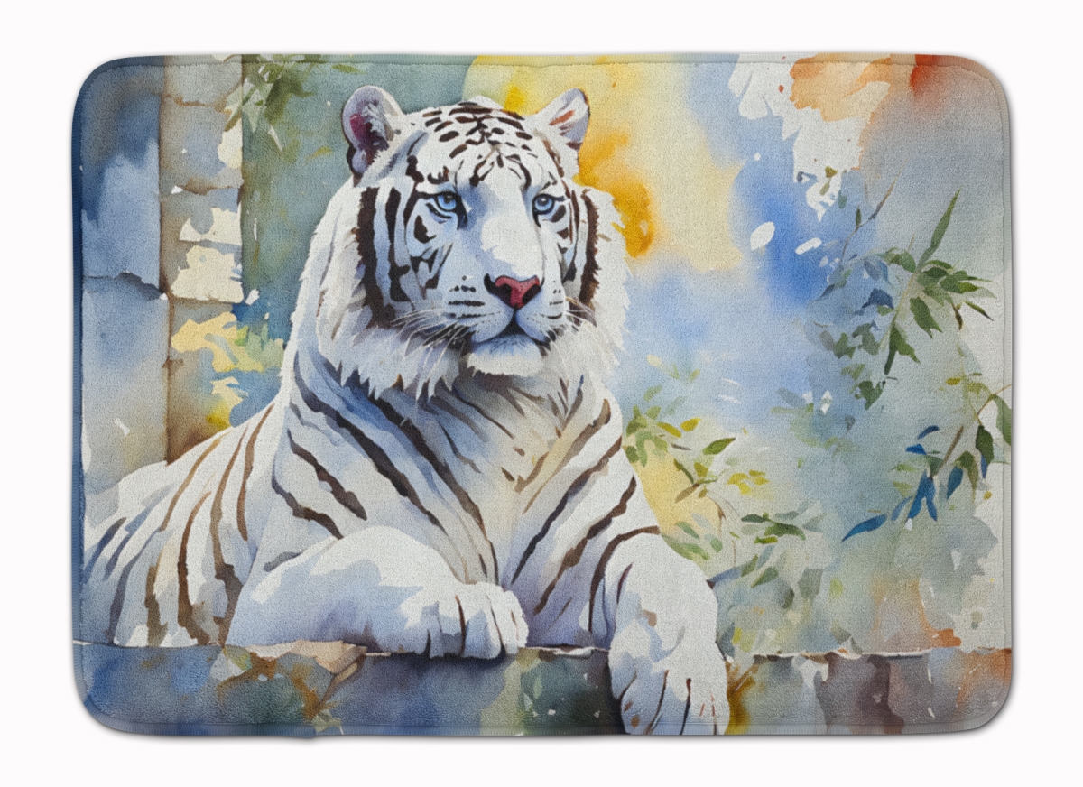 DAC3000RUG 19 x 27 in. White Tiger Memory Foam Kitchen Mat