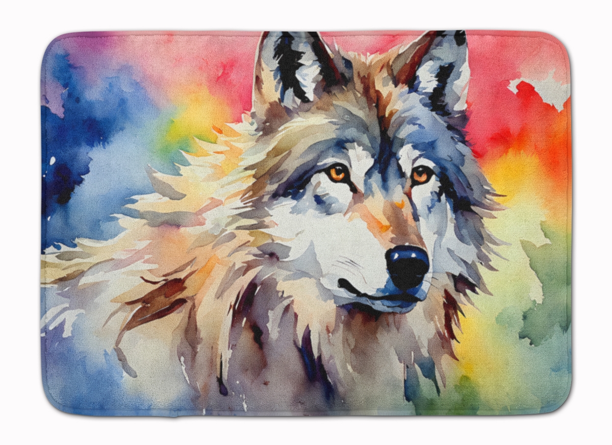 DAC3009RUG 19 x 27 in. Wolves Wolf Memory Foam Kitchen Mat