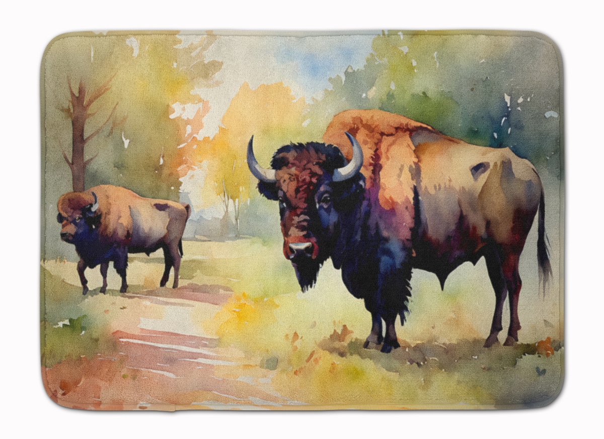 DAC3011RUG 19 x 27 in. Wood Bison Memory Foam Kitchen Mat