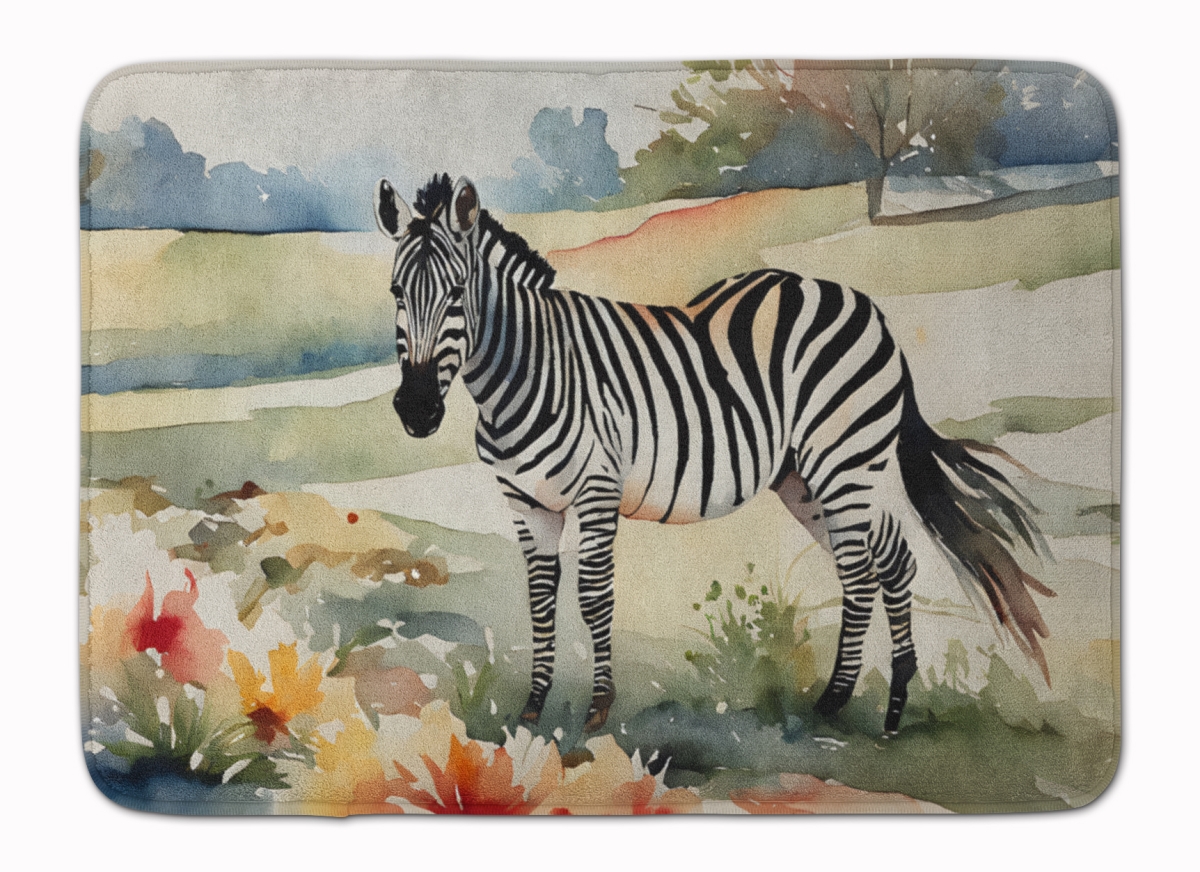 DAC3016RUG 19 x 27 in. Zebra Memory Foam Kitchen Mat